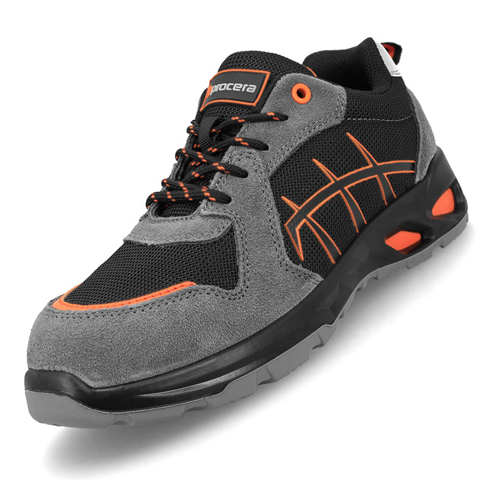 Кросівки чоловічі ударостійкі робітники, спецвзуття з метал підноском, захисне взуття робоче повсякденне, S1