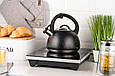 Чайник Ardesto Gemini, 2.5л, нержавіюча сталь, чорний, фото 2
