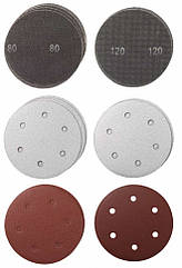 Einhell набір шліф. папери, 225мм, 15шт, кола, для TE-DW 225 X, KWB