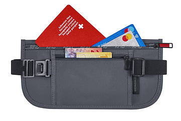 Сумка на пояс, waist belt with RFID pocket, сіра Wenger