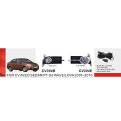 Фари дод. модель Chevrolet Aveo Sedan II/2006-12/CV-304E/H3-12V55W/eл.проводка