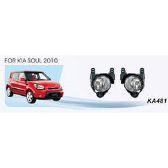 Фари дод. модель KIA Soul/2010-11/KA-481/881-12V27W/ел.проводка