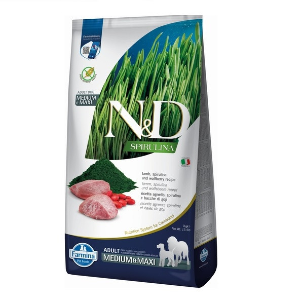 Farmina N&D сухий корм для собак середніх та великих порід з ягням 7 кг