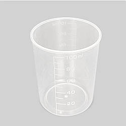Мірна склянка пластикова Прозора
