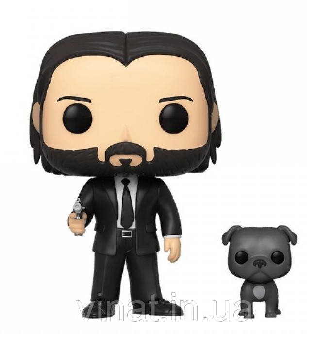 Колекційна фігурка Funko POP John Wick Джон Вік з собакою №580, фото 1