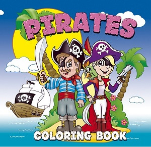 Антистрес розмальовка Пірати