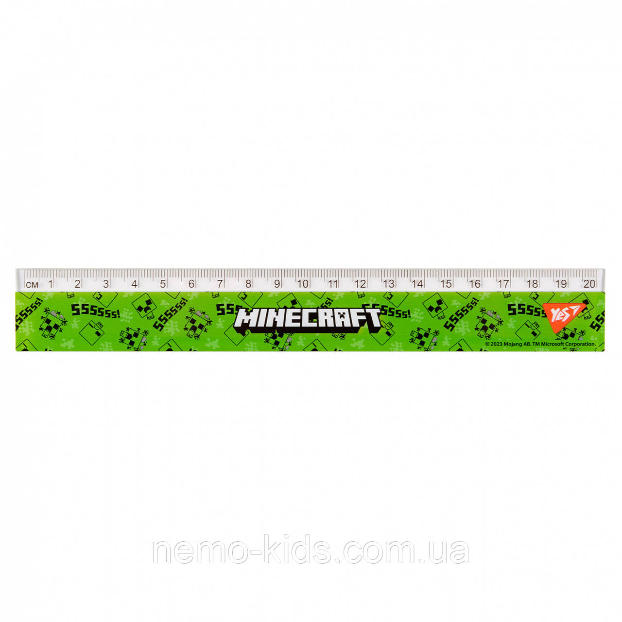 Лінійка 20см "Minecraft", ТМ YES, Україна, фото 1