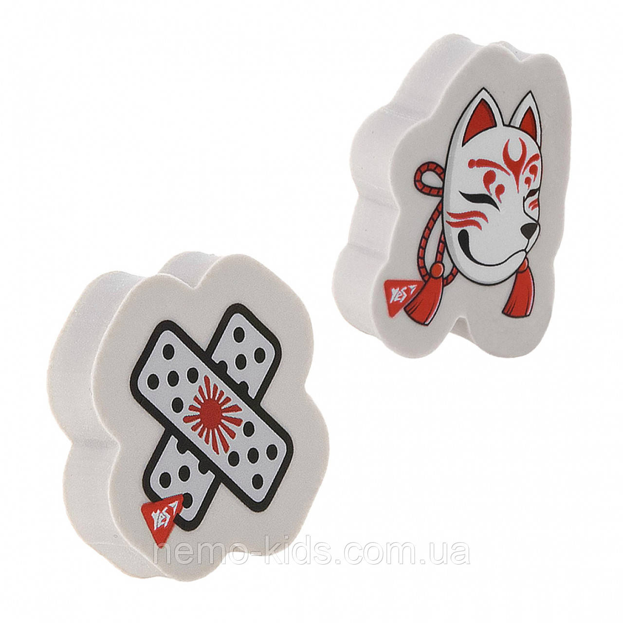Гумка фігурна "Anime" 2 дизайна мікс, пак. 5*5см, ТМ YES, Україна, фото 1