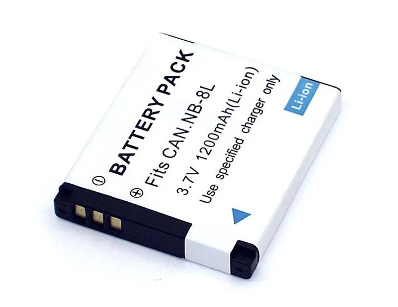 Акумуляторна батарея для фотоапарата Canon (NB-8L) PowerShot A2200 3.7V 1600mAh Li-ion