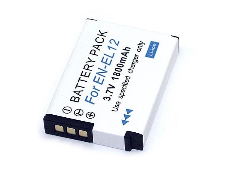 Акумуляторна батарея для фотоапарата Nikon (EN-EL12) Coolpix A900 3.7V 1800mAh Li-ion