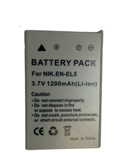 Акумуляторна батарея для фотоапарата Nikon EN-EL5 Coolpix 3700 3.7 V 1200 mAh Li-ion