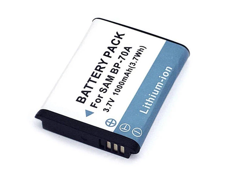 Акумуляторна батарея для фотоапарата Samsung (BP-70A) Digimax AQ 3.7V 1000mAh Li-ion
