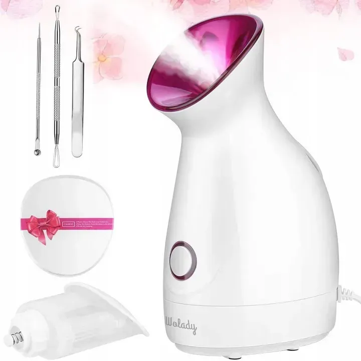 Паровий розпилювач, парова сауна для обличчя Wolady Face Sauna Spa Face Warm Nano Ionic Face Steamer