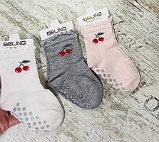 Бавовняні шкарпетки для дівчаток із гальмами 0-1,1-2,3-4