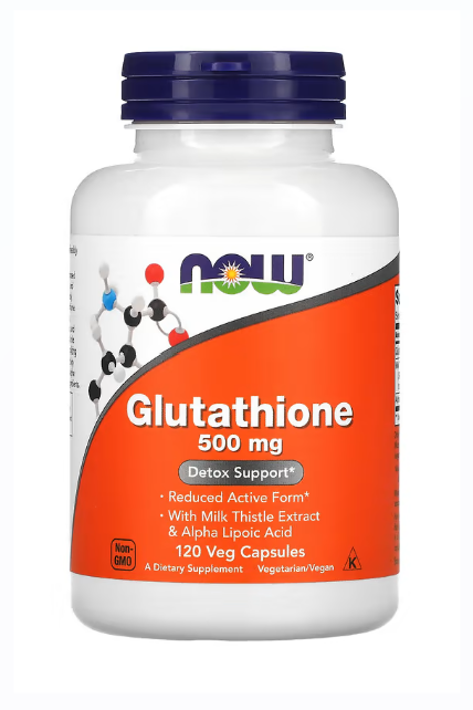 Now Foods Glutathione 500 mg 120 Veg Caps