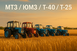 Запчастини до МТЗ / ЮМЗ / Т-40 / Т-25 / Т-16 / КАМАЗ / ГАЗ / ЯМЗ / СМД
