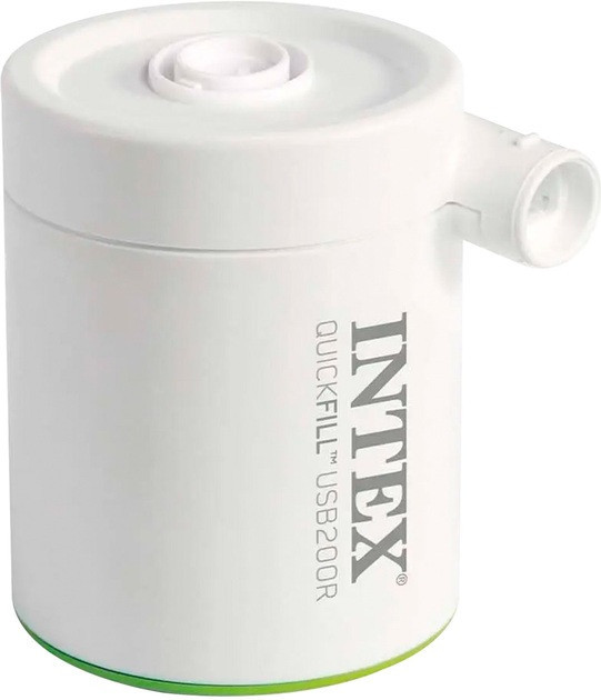 Насос електричний Intex 66637 (200 л/хв, акумулятор, портативний, підключення USB)