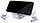 Bluetooth-гарнітура Anker SoundCore P40i Purple (A3955GQ1), фото 7
