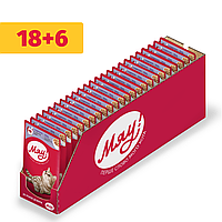 Вологий корм Мяу для кішок з індичкою в ніжному соусі 85г 18+6шт (24шт)