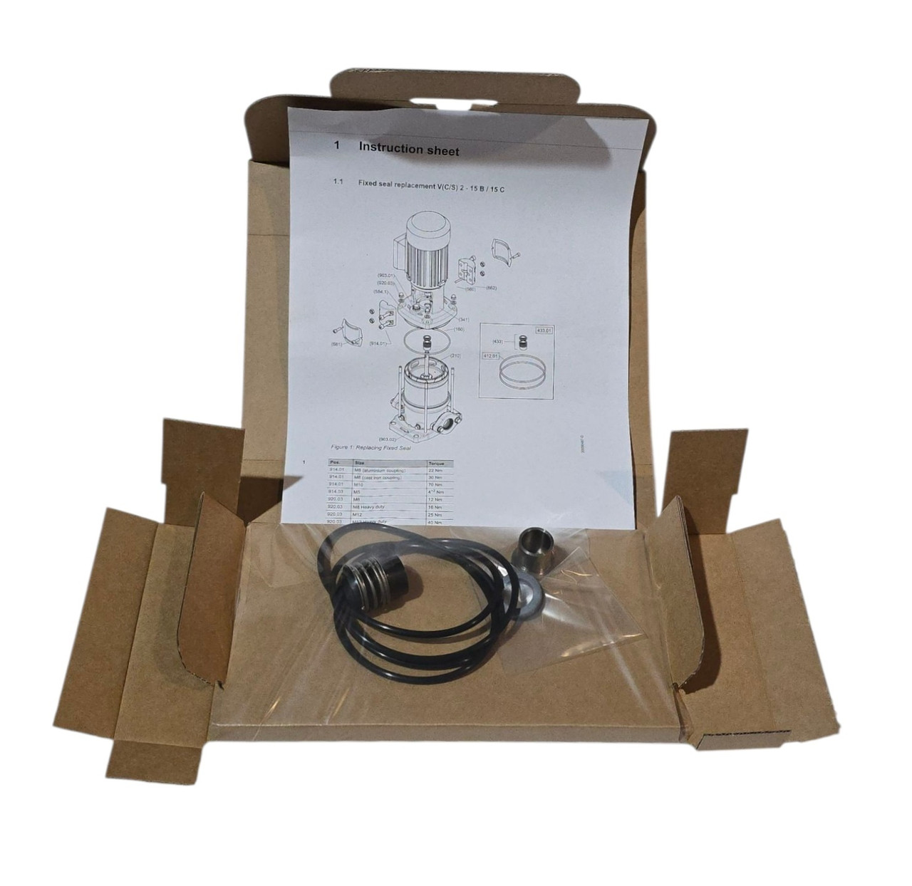 Торцеве ущільнення для насоса DP-Pumps | Набір ремонту ущільнення DPV 10/15, фото 1