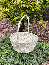 Корзина 25см в білому кольорі, фото 5