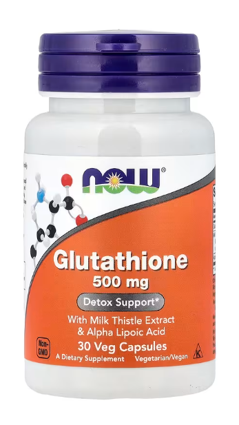 Now Foods Glutathione 500 mg 30 Veg Caps
