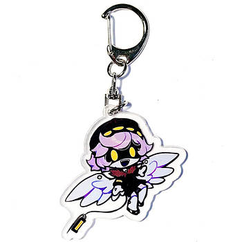 "N / Ен (Дрони-вбивці / Murder Drones)" брелок акриловий двосторонній з уф-друком