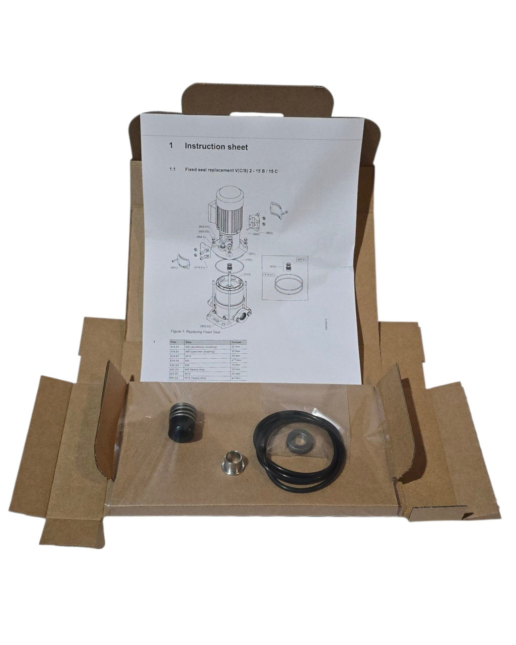 Торцеве ущільнення для насоса DP-Pumps | Набір ремонту ущільнення DPV(C/S)2/4/6, фото 1