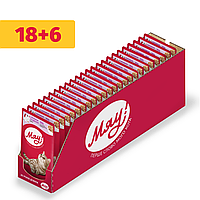 Вологий корм Мяу для кішок рагу з кроликом та індичкою 85г 18+6шт (24шт)