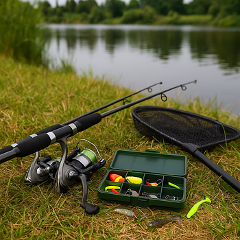 Все для риболовлі, готові рибальські набори