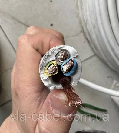 Кабель провід силовий ПВС 4х16 повноцінний, мідний круглий Одеса Каблекс (кратно 5м), фото 1