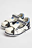 Сандалі дитячі хлопчик білого кольору на липучці 204359P, фото 2