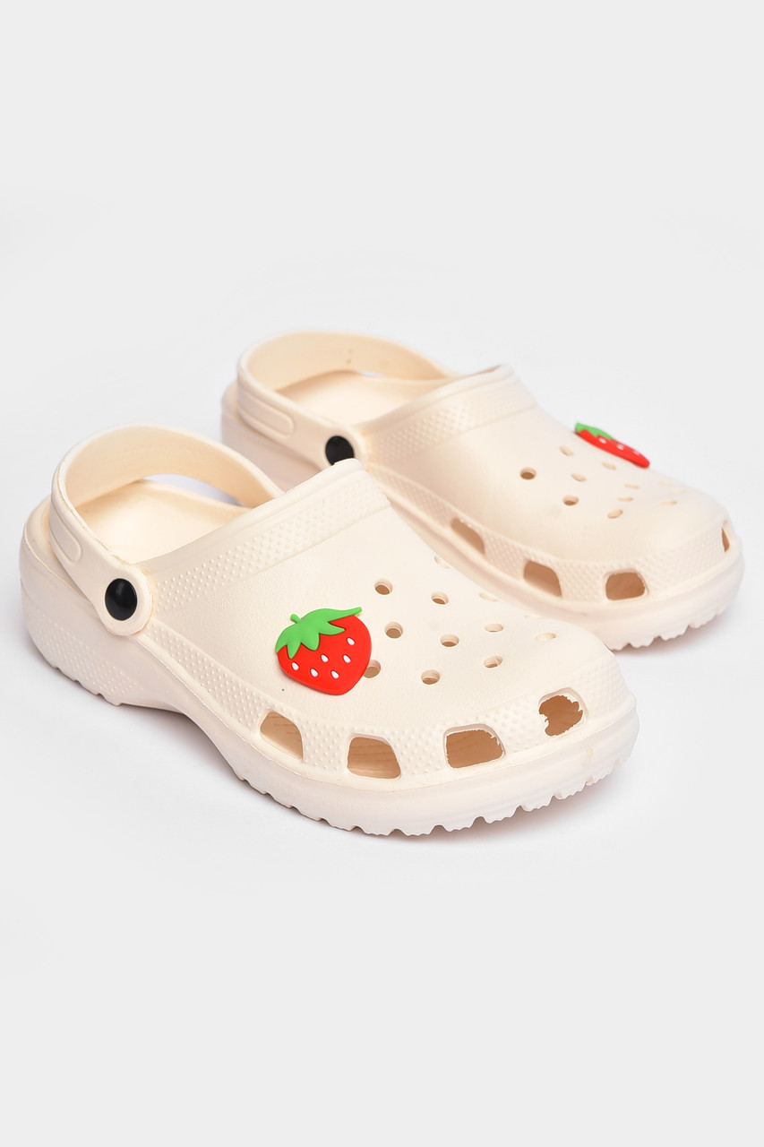 Крокси дитячі молочного кольору 203855P, фото 1