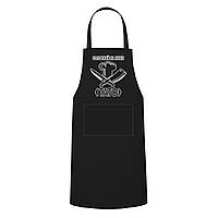 Кухонний фартух з друком "Головний на кухні - тато" (колір чорний) (28860)