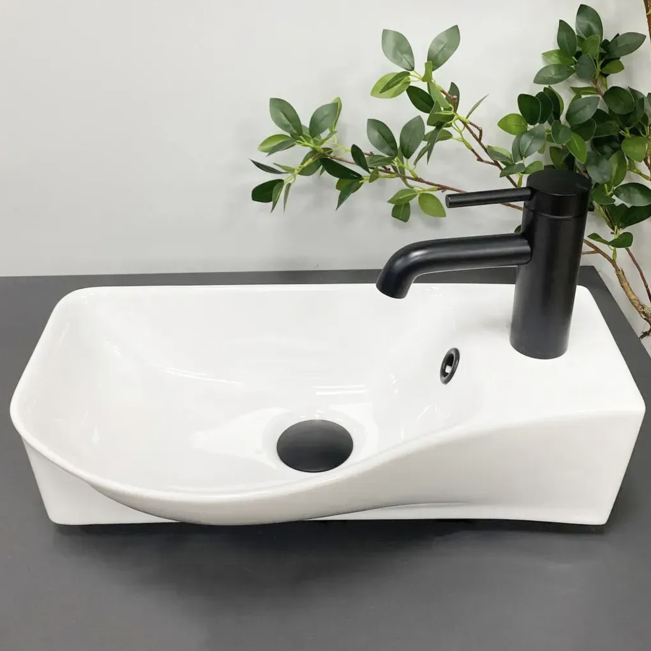 Умивальник (раковина) VBI FERMO L WHITE підвісний, фото 1