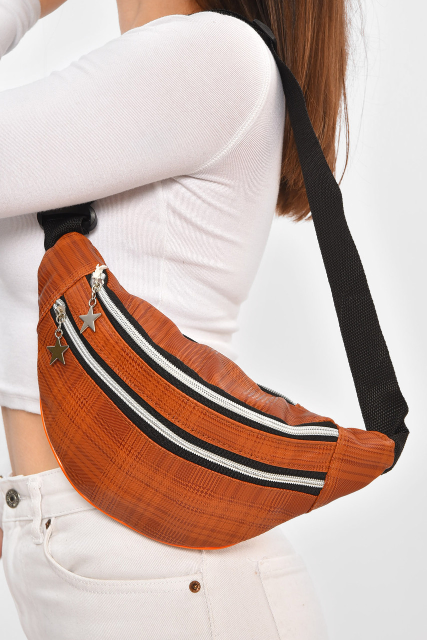 Бананка жіноча коричневого кольору 203316P, фото 1