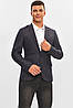 Піджак чоловічий темно-синього кольору 204451P, фото 2