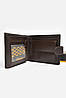 Гаманець чоловічий з екошкіри темно-коричневого кольору 203732P, фото 2