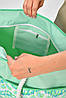 Сумка пляжна жіноча м'ятного кольору з принтом 203844P, фото 4