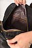 Рюкзак жіночий однотонний чорного кольору 204655P, фото 4