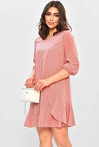 Сукня жіноча рожевого кольору з принтом р.36 204079P