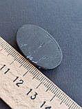 Шерл кабошон натуральний 33.5*21.5*6.5 мм. камінь чорний турмалін. Камінь для ваших прикрас., фото 9