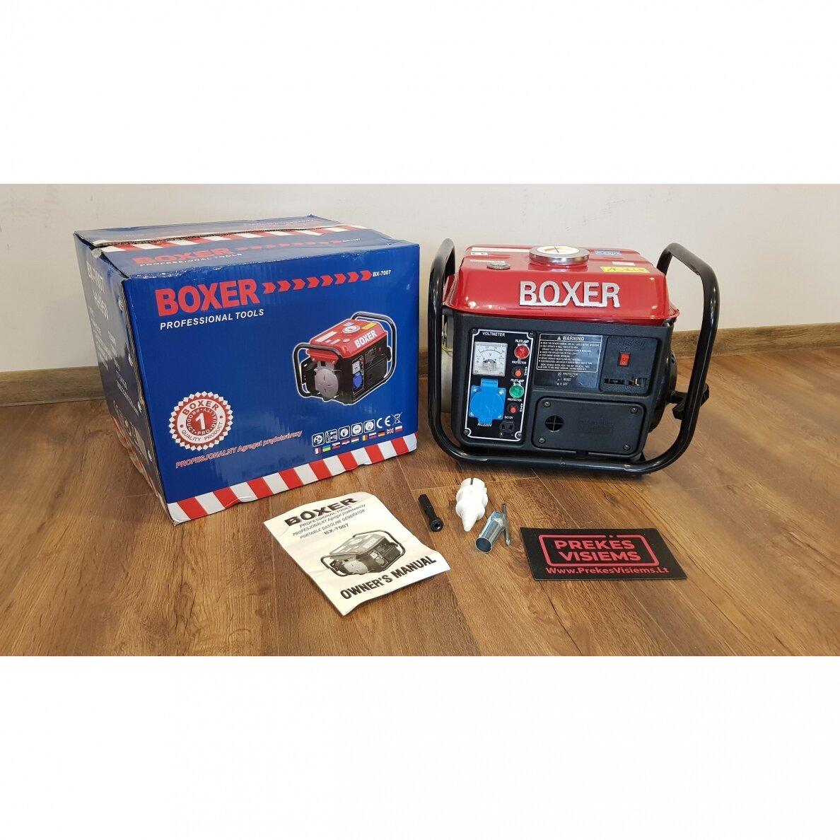 Генератор бензиновий однофазний BOXER BX-7008, фото 1