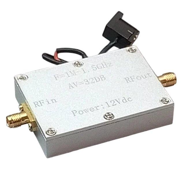 Підсилювач/приймач 1 МГц-1,5 ГГц, 10 dBm, 32 dB, WYDZ-LNA-1M-1500G32, малошумний
