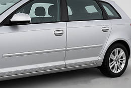 Накладки на ручки для Audi A3 (2003-2008) Carmos Нержавіюча сталь