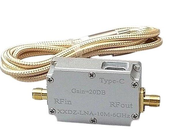 Підсилювач радіосигналів XXDZ-LNA -10M-6ГГц 20 дБ, малошумливий, TYPE-C