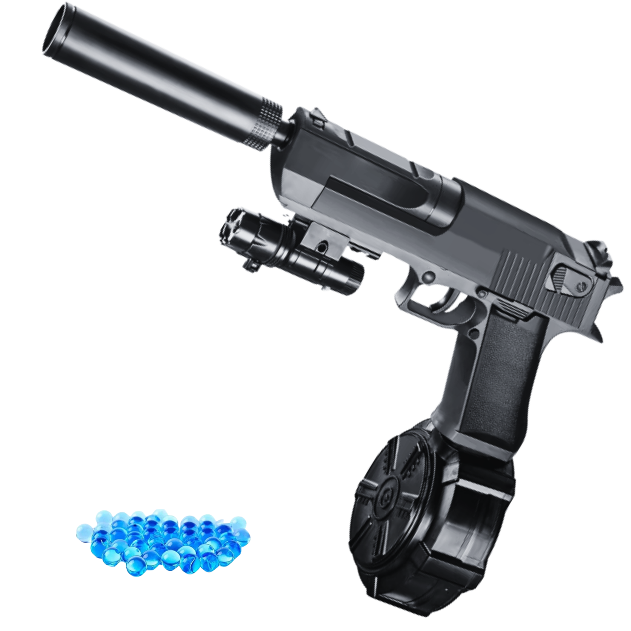 Дитячий Іграшковий Пістолет на Орбізах Desert Eagle з Функцією BlowBack + 3 Обойми та Обвіси BB Для Дітей та Підлітків, фото 1
