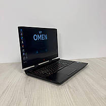 Б/в Ігровий ноутбук Б-клас HP Omen 15-dc1054nr 15.6" 1920x1080| i7-9750H| 16GB RAM| 512GB SSD NVMe| GTX 1660 Ti 6GB, фото 3