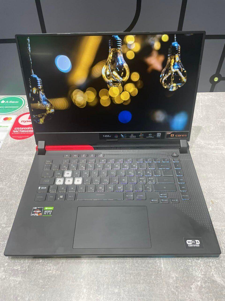 Б/в Ігровий ноутбук Asus ROG Strix G513IM-HN014T 15.6" 1920x1080| Ryzen 7 4800H| 16GB RAM| 1000GB SSD| RTX 3060 6GB