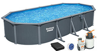 Збірний басейн Bestway Hydrium 561CW (732х366х132 см) з пісочним фільтром, драбиною та тентом